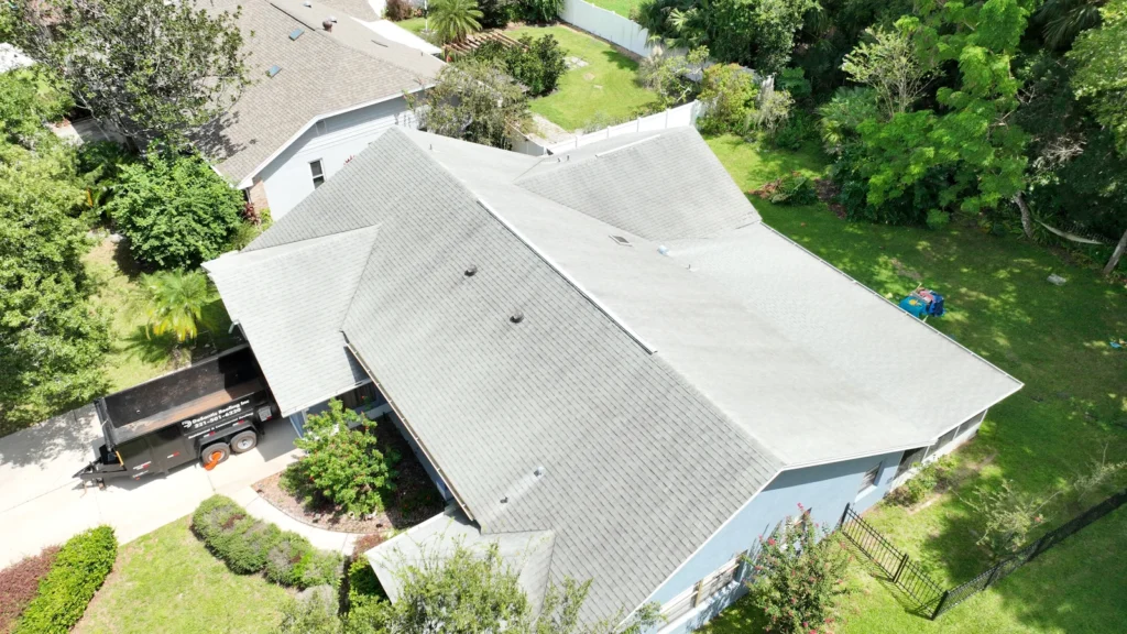 Mixed Shingle and Silicone Roof Work in Tuskawilla